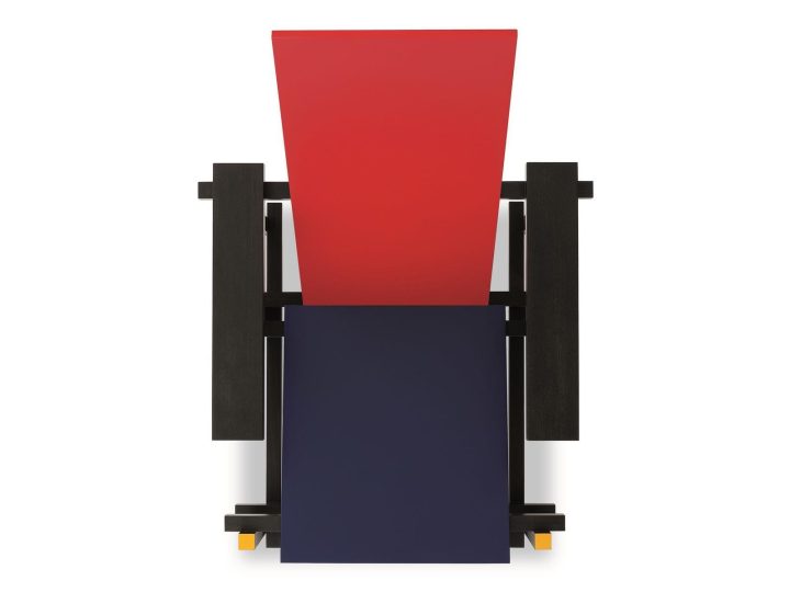 635 Red And Blue Armchair, Cassina