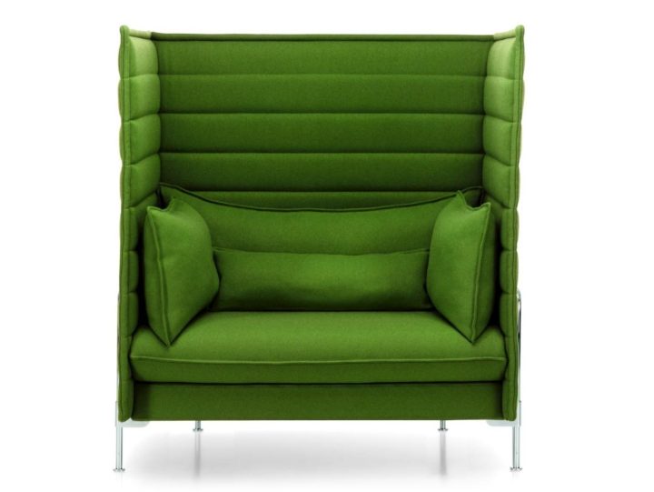 Alcove Highback Love Seat Small Sofa, Vitra