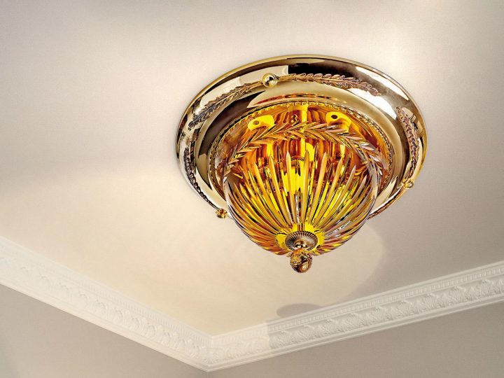 Amber 430/plg Ceiling Lamp, Possoni Illuminazione