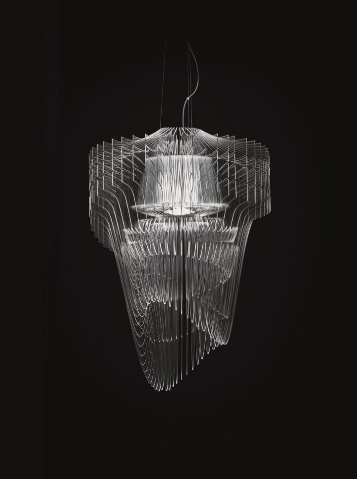Aria Transparent Pendant Lamp, Slamp