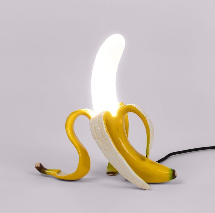 Banana Lamp Yellow Louie Table Lamp, Seletti