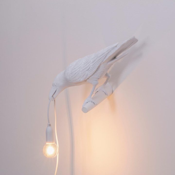 Bird Lamp Looking Left/right Wall Lamp, Seletti