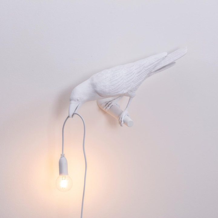 Bird Lamp Looking Left/right Wall Lamp, Seletti