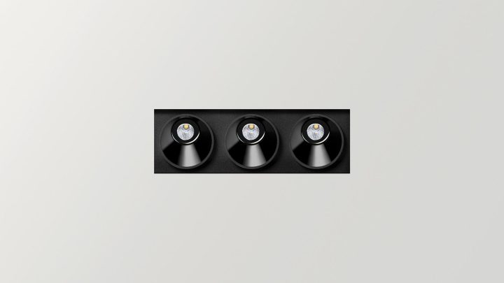 Black Foster Asymmetric Custom Lighting Profile, Arkoslight
