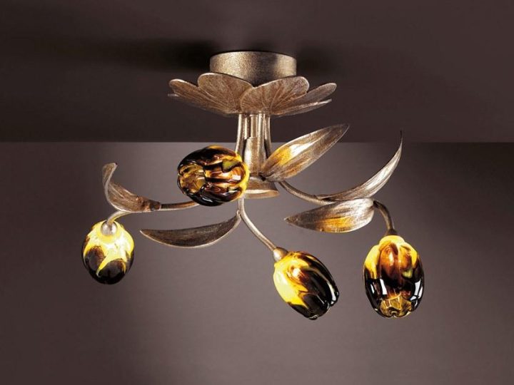 Bouquet Pl310/5 Ceiling Lamp, Serip