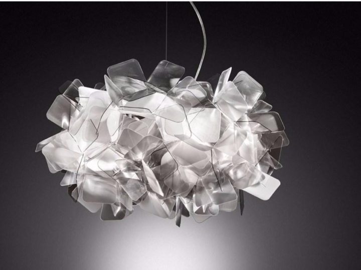 Clizia Fumé Small Pendant Lamp, Slamp