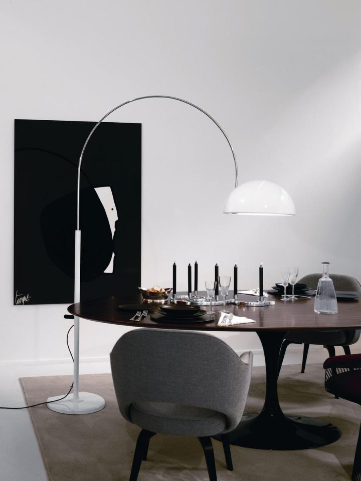 Coupé 3320/r Floor Lamp, Oluce