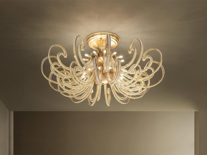 Cristalis Pl24 Ceiling Lamp, Masiero