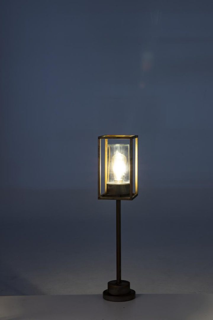 Cubic Outdoor Floor Lamp, Moretti