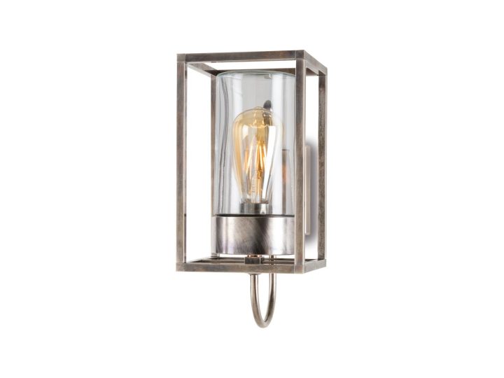 Cubic Outdoor Wall Lamp, Moretti