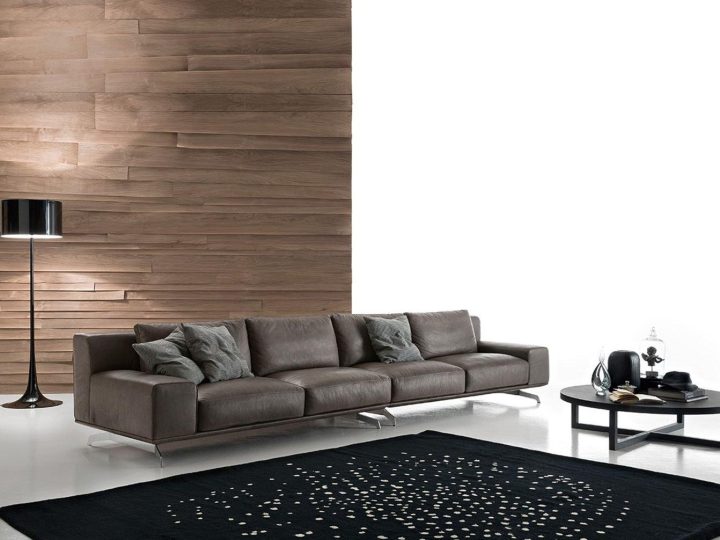 Dalton Leather Sofa, Ditre Italia