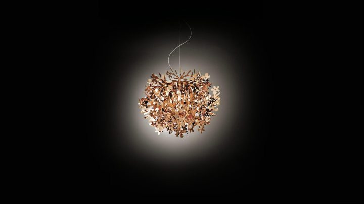 Fiorella Mini Copper Pendant Lamp, Slamp