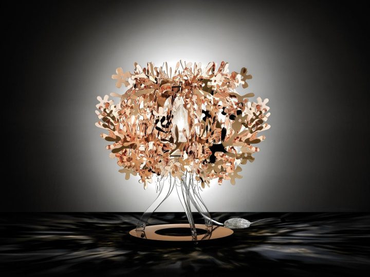 Fiorellina Copper Table Lamp, Slamp