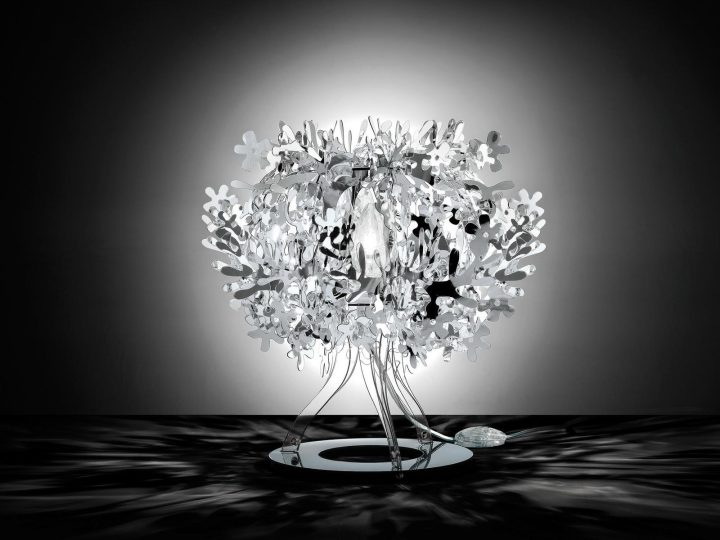 Fiorellina Silver Table Lamp, Slamp