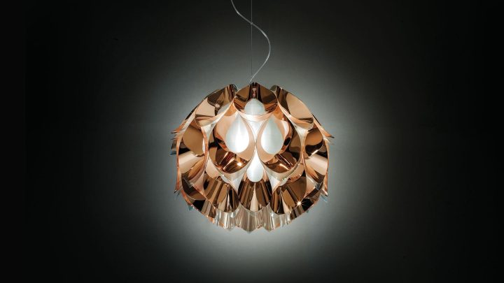 Flora Copper Pendant Lamp, Slamp