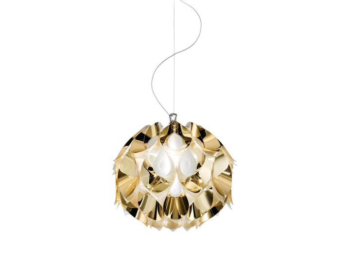 Flora Gold Pendant Lamp, Slamp