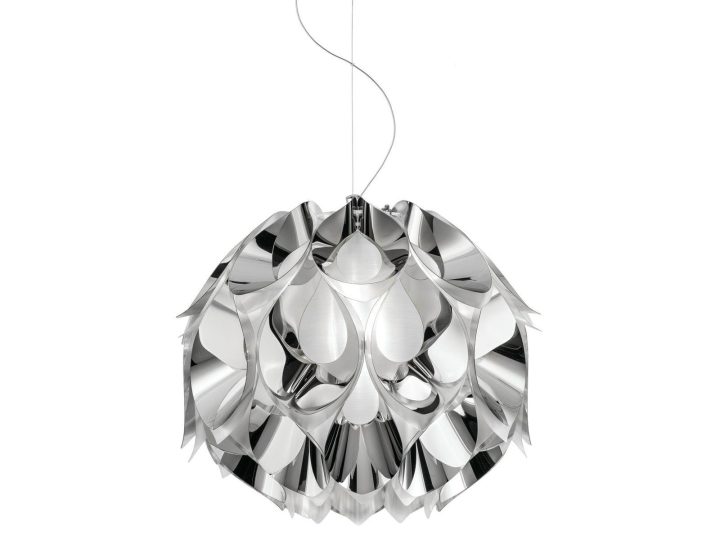 Flora Medium Silver Pendant Lamp, Slamp