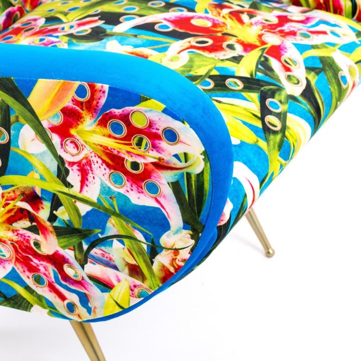 Flowers With Holes Armchair, Seletti