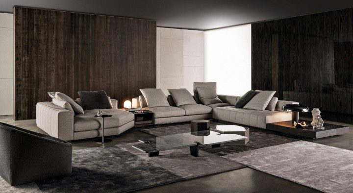 Freeman Seating System Sofa, Minotti