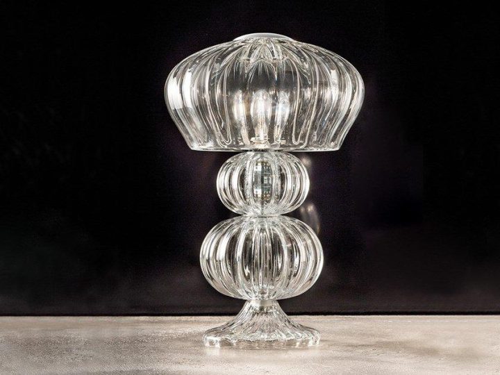 Glass Ve 1059 Tl1 Table Lamp, Masiero