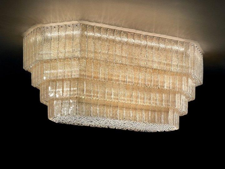 Glass Ve 1147 Pl16 Ceiling Lamp, Masiero
