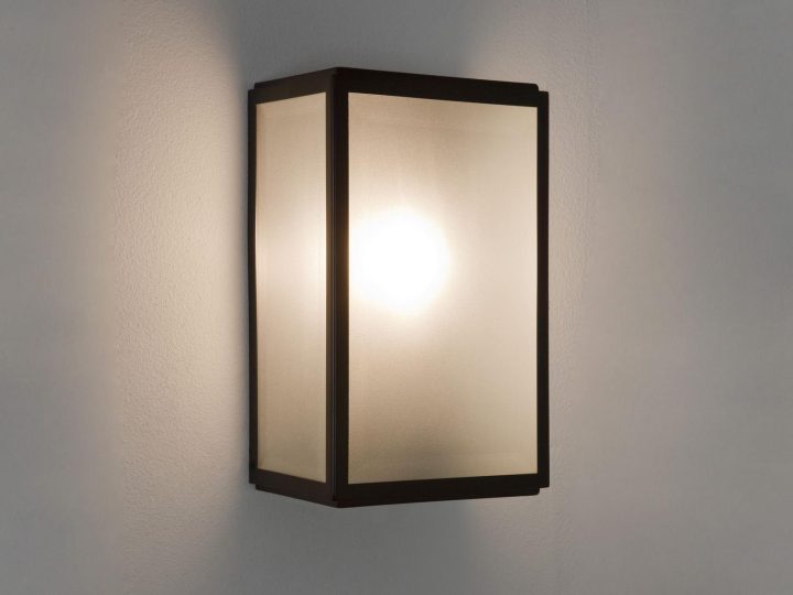 Homefield Frosted Outdoor Wall Lamp, Astro Lighting