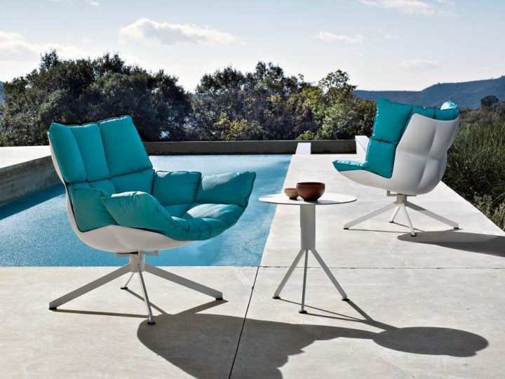 Husk Outdoor Garden Armchair, B&B Italia