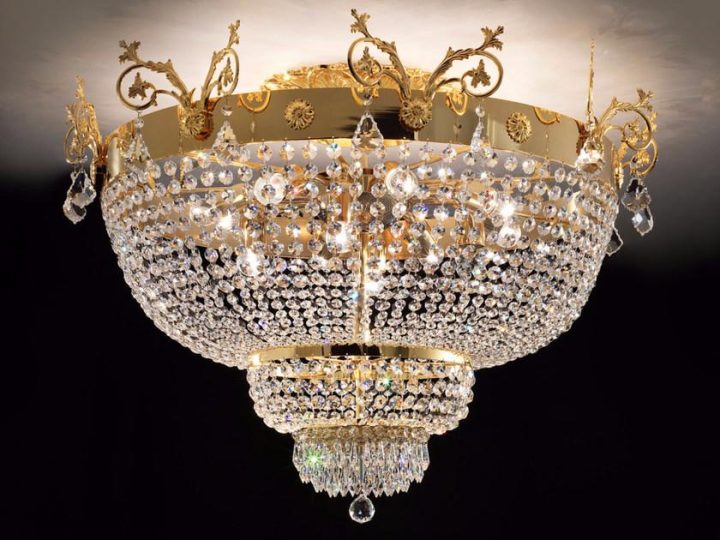 Impero & Deco Ve 849 Pl10/ Pl12 Ceiling Lamp, Masiero