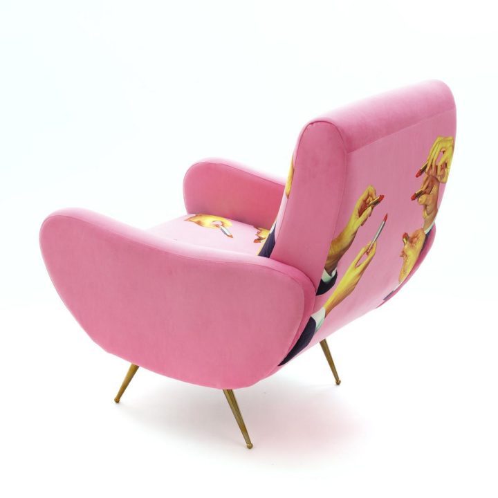 Lipstick Pink Armchair, Seletti
