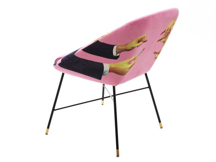 Lipsticks Pink Chair, Seletti