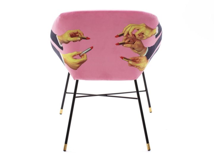 Lipsticks Pink Chair, Seletti