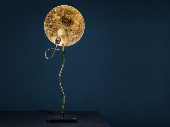 Luce D'oro T Table Lamp, Catellani & Smith