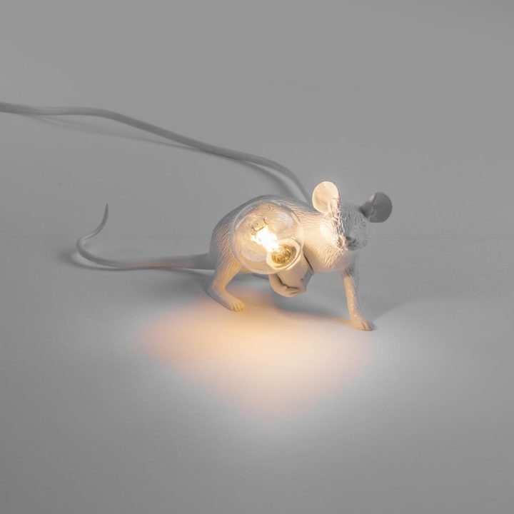 Mouse Lamp Lie Down Lop Table Lamp, Seletti