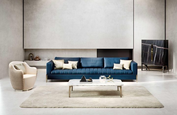 Oyster 3p Sofa, Capital Collection