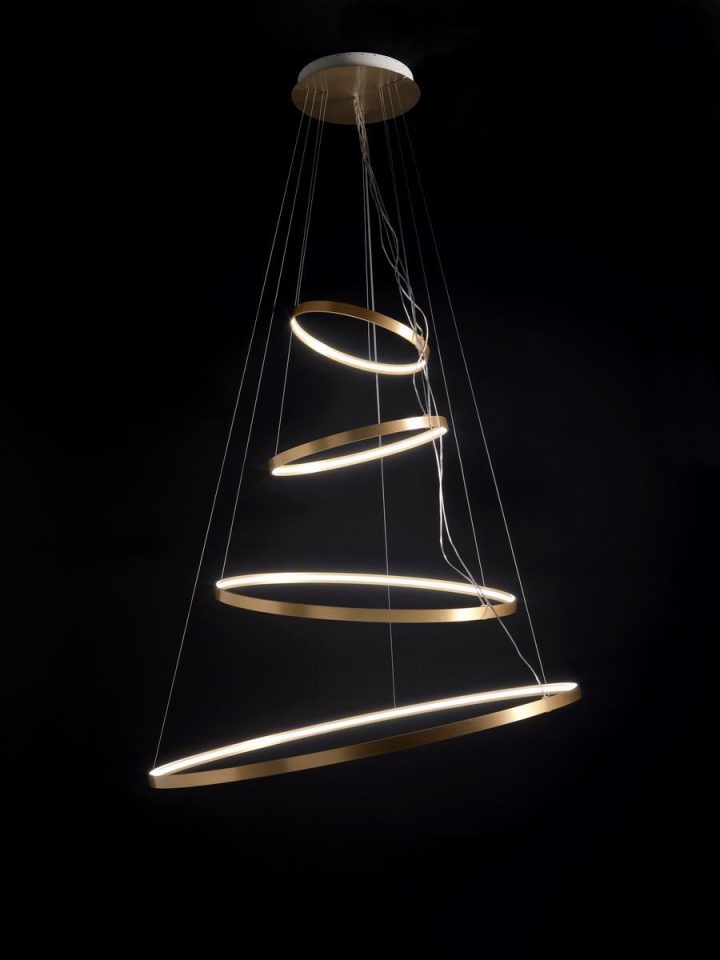 Rings Orizzontale Pendant Lamp, Zava