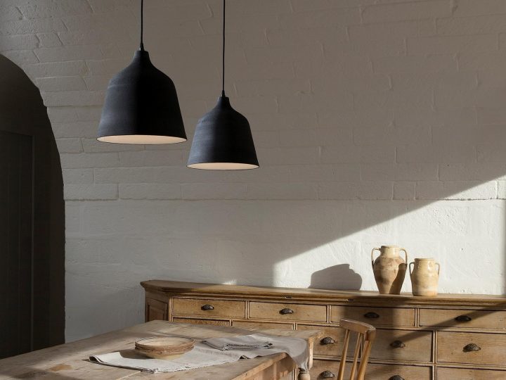 T Black Pendant Lamp, Karman