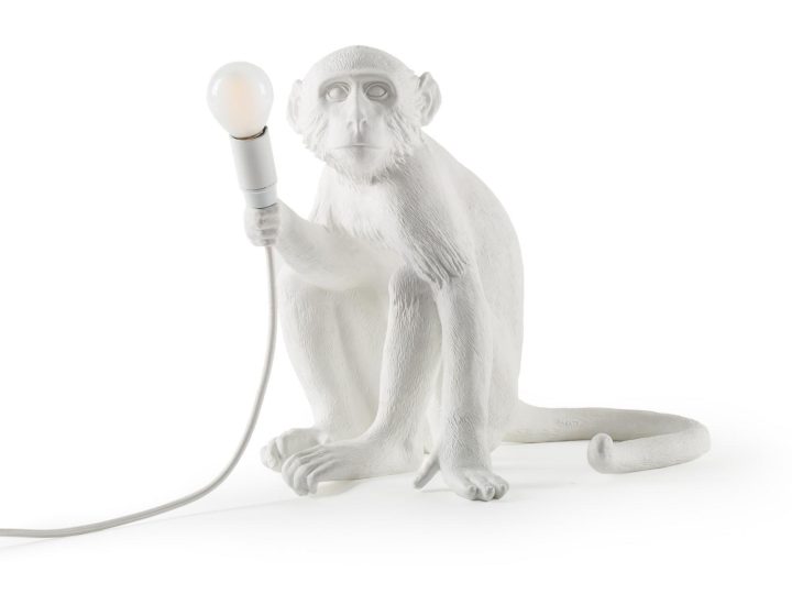 The Monkey Lamp Sitting Outdoor Floor Lamp, Seletti