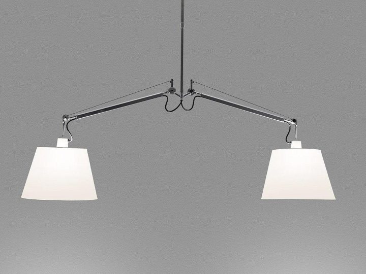 Tolomeo Basculante Suspension 2 Bracci Pendant Lamp, Artemide