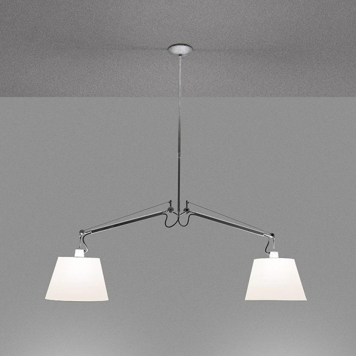 Tolomeo Basculante Suspension 2 Bracci Pendant Lamp, Artemide