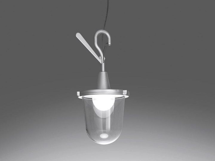 Tolomeo Lampione Outdoor Hook Outdoor Pendant Lamp, Artemide