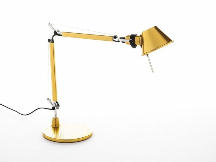 Tolomeo Micro Gold Table Lamp, Artemide