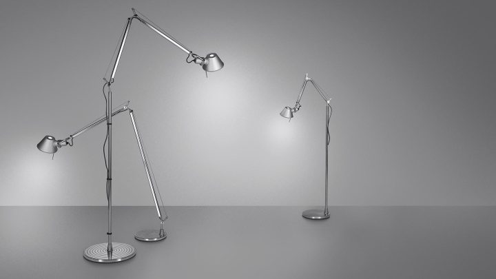 Tolomeo Reading Floor Floor Lamp, Artemide