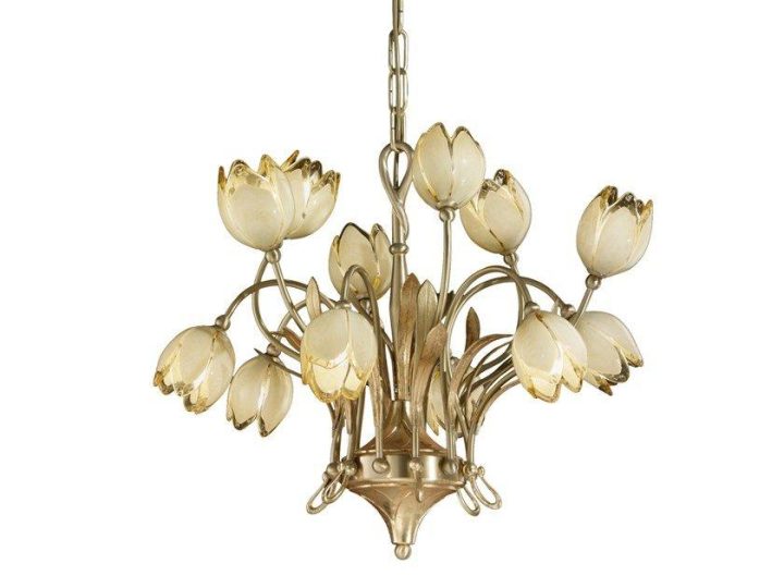 Tulipani 319/6+6 Pendant Lamp, Possoni Illuminazione
