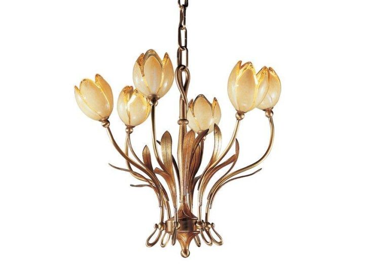 Tulipani 319/6 Pendant Lamp, Possoni Illuminazione
