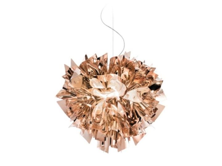 Veli Large Copper Pendant Lamp, Slamp