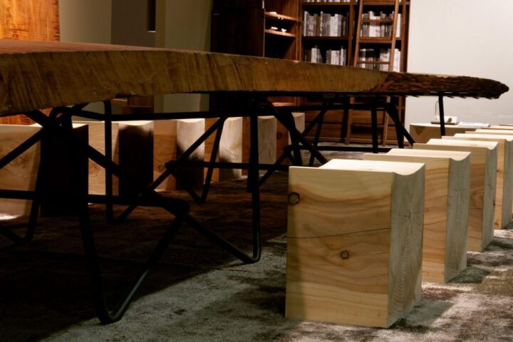 Antico table by Riva 1920