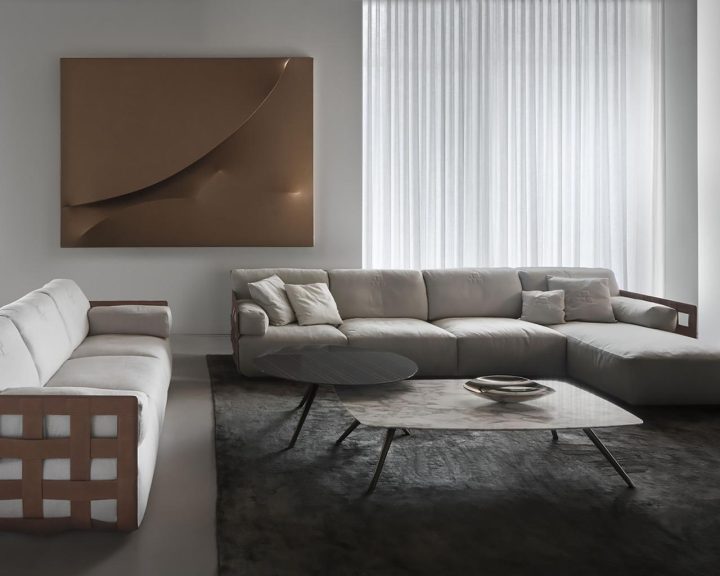 Braid sofa by Rugiano