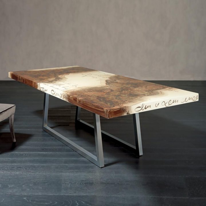 Decoro table by Rugiano