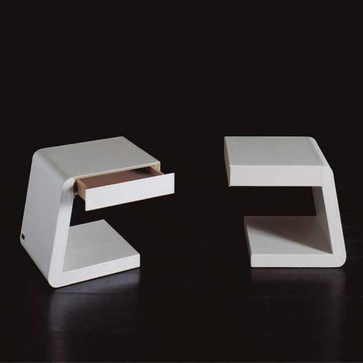 Poker bedside table by Rugiano