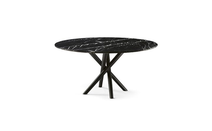 Baly marble - oval stone table in a modern style | Eforma
